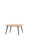 Light&living Salontafel S/3 max 62x42x38 cm VIEJO hout naturel+zwart