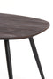 Light&living Salontafel S/3 max 62x42x38 cm VIEJO hout bruin+zwart