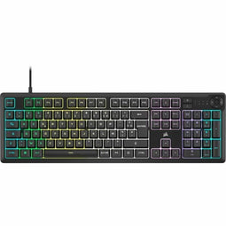 Toetsenbord Corsair K55 Core RGB Zwart AZERTY