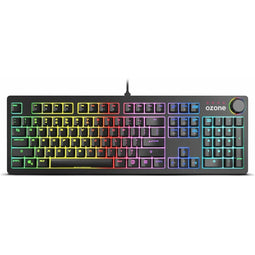 Gaming Keyboard OZONE Qwerty Spaans Zwart