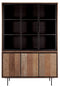 DTP Home Showcase Metropole medium, 2x3 doors,210x140x40 cm, recycled teakwood