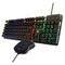 Toetsenbord en muis Ewent PL3201 Zwart Multicolour Qwerty Spaans