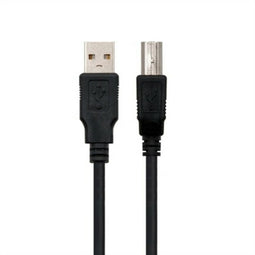 USB 2.0-kabel Ewent EC1003 Zwart Afmeting 1,8 m