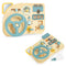 Houten activiteitenbord auto - Stuur - 23x21cm