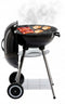 Kogelbarbecue met deksel - Houtskool - Bolvormig - Wielen - 46x44x71cm