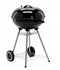 Kogelbarbecue met deksel - Houtskool - Bolvormig - Wielen - 46x44x71cm