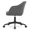 Draaifauteuil fluweel - donkergrijs - MINK