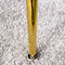 Fluwelen eetkamerstoel wit - fluweel - gestoffeerd - 100x45x55 cm
