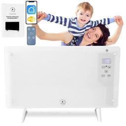 Elektrische wandkachel - 2000W - Wit