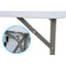 Inklapbare cateringtafel - 120x60 - Wit - 100kg