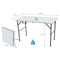 Inklapbare cateringtafel - 120x60 - Wit - 100kg