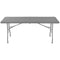 Inklapbare cateringtafel - Grijs - 180x70 cm - Max. 100kg
