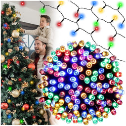 Kerstverlichting led veelkleurig 1000 lampjes - 68 m.