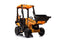 Elektrische minigraver kinderauto - gele emmer - JCB