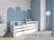 Kinderbed SENSO - met logeerbed en lades - 90x200 cm - wit