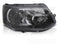 Koplamp rechts - voor VW T5 2010-2015 - TYC - zwart