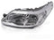 Koplamp links - voor Citroen C4 2008-2010 hatchback/coupe - TYC - chroom