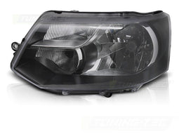 Koplamp links - voor VW T5 2010-2015 - TYC - zwart