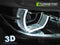 Koplampen - BMW F30/F31 10/2011-05/2015 - LED halo - helder