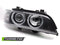 Koplampen Xenon - voor BMW E39 LCI 2000-2003 sedan/touring - angel eyes - zwart