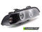Koplampen Xenon - voor BMW E39 LCI 2000-2003 sedan/touring - angel eyes - zwart