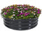 Verhoogde moestuinbak rond - Antraciet - 90x90x30cm