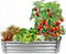 Verhoogde moestuinbak - Rechthoekig - Verzinkt - 140x60x30 cm