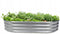 Verhoogde moestuinbak - Ovaal - Gegalvaniseerd - 120x60x30 cm