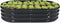Verhoogde moestuinbak - Ovaal - Antraciet - 140x60x30 cm