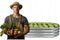 Verhoogde moestuinbak galvaniseerd - 140x60x30cm - Ovaal - Verzinkt