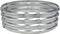 Verhoogde moestuinbak galvaniseerd - 120x120x30cm - rond - verzinkt