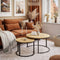 Nesttafels scandinavisch design - rond - Lofoten - set van 2