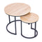 Nesttafels scandinavisch design - rond - Lofoten - set van 2