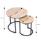 Nesttafels scandinavisch design - rond - Lofoten - set van 2