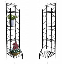 Plantenrek - 4 planken - 30x29x148 cm