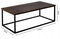 Salontafel - 110x55x43 cm - rechthoek - zwart