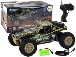 R/C terreinwagen - 1:24 - Bruin-Groen - 20 km/u