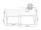 Industriële salontafel set - Loft stijl - bruin