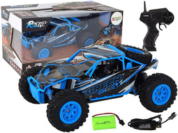 Rc terreinwagen 1:24 - Blauw - 20 km/u