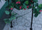 Rozenboog - zwart - metaal - 110x39x230cm