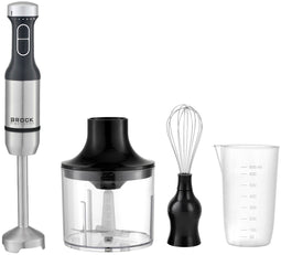 BROCK Electronics Staafmixer set HBS 9002 S (700W, Hakmolen, Garde, Maatbeker)