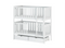 Stapelbed EMILKA - 90x200 cm - te splitsen tot 2 bedden - wit