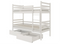 Stapelbed NEMO - 80x180 cm - te splitsen tot 2 bedden - wit