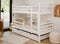 Stapelbed NEMO - 90x200 cm - te splitsen tot 2 bedden - wit