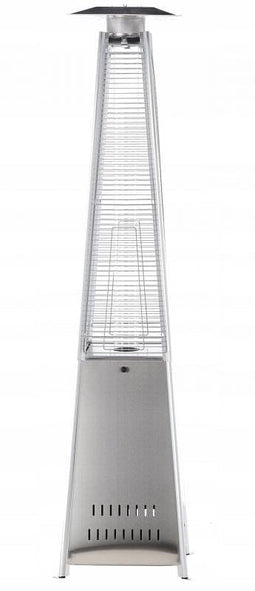 Terrasverwarmer gas roestvrijstaal - 227cm