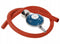 terraskachel - gepoedercoat - rond - gas - 180cm