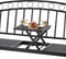 Tuinbank met uitklaptafel - 127x53x84 cm - Hout - Bruin