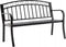Tuinbank met uitklaptafel - 127x53x84 cm - Hout - Bruin