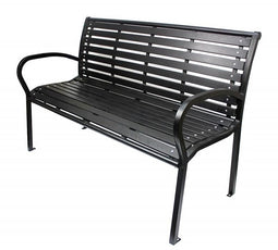 Tuinbank donkerbruin - 125x60x80cm
