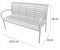 Tuinbank donkerbruin - 125x60x80cm